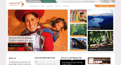 Desktop Screenshot of distinctiveamericas.com