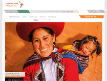 Tablet Screenshot of distinctiveamericas.com